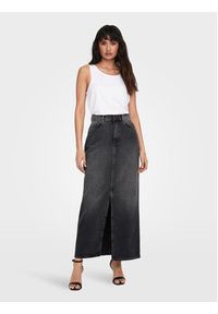 only - ONLY Spódnica jeansowa Cilla 15320571 Szary Regular Fit. Kolor: szary. Materiał: jeans, bawełna #5