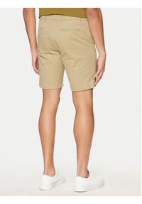 Calvin Klein Szorty materiałowe Modern Twill K10K114063 Beżowy Slim Fit. Kolor: beżowy. Materiał: bawełna #3
