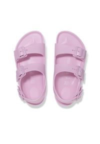 Buty do chodzenia dla dzieci Birkenstock Milano Eva. Kolor: różowy. Materiał: syntetyk, materiał