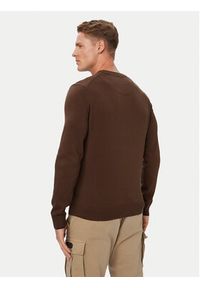 Aeronautica Militare Sweter 262MA1631UL00506 Brązowy Regular Fit. Kolor: brązowy. Materiał: bawełna #5