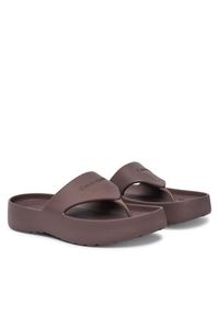 Calvin Klein Japonki One Piece Eva Flip Flop Thong HW0HW02957 Brązowy. Kolor: brązowy. Materiał: syntetyk #6