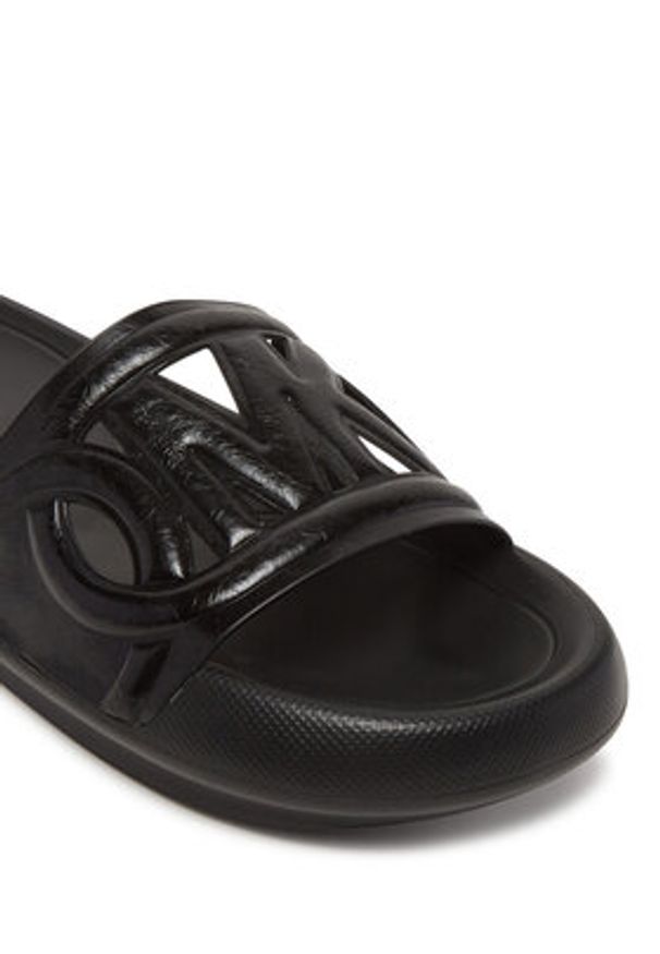 MICHAEL Michael Kors Klapki 40R5SPFA1L Czarny. Kolor: czarny. Materiał: skóra