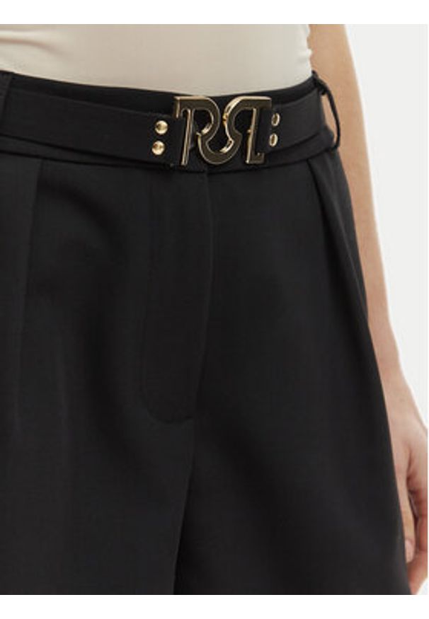 Rinascimento Szorty materiałowe CFC0127761003 Czarny Regular Fit. Kolor: czarny. Materiał: syntetyk