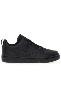 Buty młodzieżowe Nike Court Borough Low Recraft DV5456-002 - czarne. Kolor: czarny. Materiał: skóra, materiał, guma, syntetyk. Szerokość cholewki: normalna. Model: Nike Court