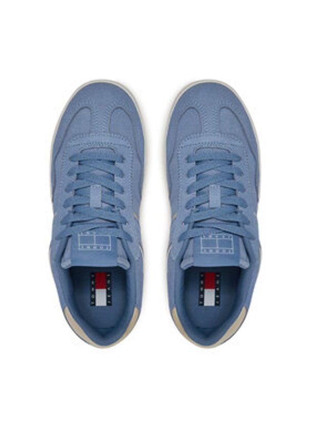 Tommy Jeans Sneakersy The Greenwich Flatform Elevated EN0EN02676 Szary. Kolor: szary. Materiał: zamsz, skóra