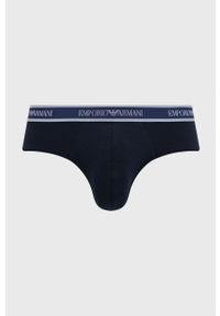 Emporio Armani Underwear Slipy (2-pack) męskie kolor granatowy. Kolor: niebieski #4