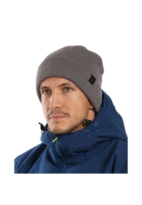 Czapka Kilpi Reflec. Kolor: szary. Materiał: wełna. Sezon: zima. Styl: elegancki, sportowy