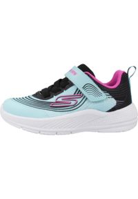skechers - Tenisówki Skechers Model Microspec Advance Kolor Niebieski. Kolor: niebieski. Materiał: syntetyk, tkanina. Model: Skechers Sport. Sport: turystyka piesza