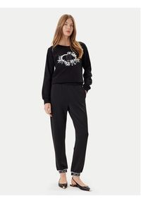 Liu Jo Sport Bluza TF5097 FS090 Czarny Regular Fit. Kolor: czarny. Materiał: bawełna. Styl: sportowy #3