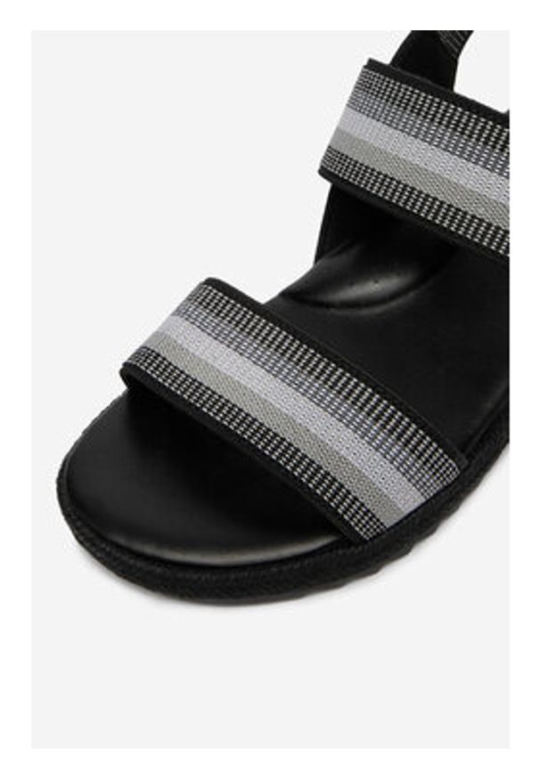 Go Soft Sandały CEO-R25AW01005 Czarny. Kolor: czarny. Materiał: materiał