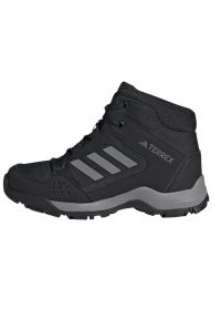 Adidas - Buty adidas Terrex Hyperhiker Mid K Jr ID4857 czarne. Kolor: czarny. Materiał: guma. Sezon: zima. Model: Adidas Terrex