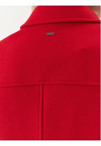 Morgan Płaszcz wełniany 232-GMIM Czerwony Regular Fit. Kolor: czerwony. Materiał: wełna, syntetyk #2
