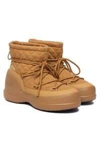 Moon Boot Śniegowce Mb Mezzaluna Quilted Mid Wp 80D2500020 Brązowy. Kolor: brązowy. Materiał: materiał