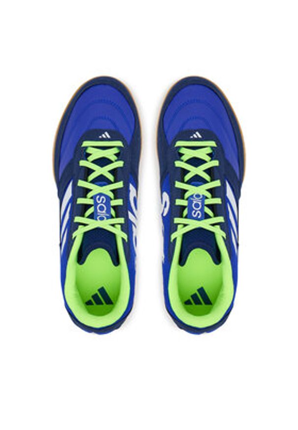 Adidas - adidas Buty do piłki nożnej Top Sala Competition 2 JS0653 Niebieski. Kolor: niebieski. Materiał: skóra