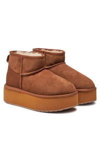 EMU Australia Śniegowce Stinger Micro Flatform W13082 Beżowy. Kolor: beżowy. Materiał: skóra #4