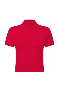 SG - Damska Koszulka Polo Signature Stretch Bez Metki. Typ kołnierza: polo. Kolor: czerwony