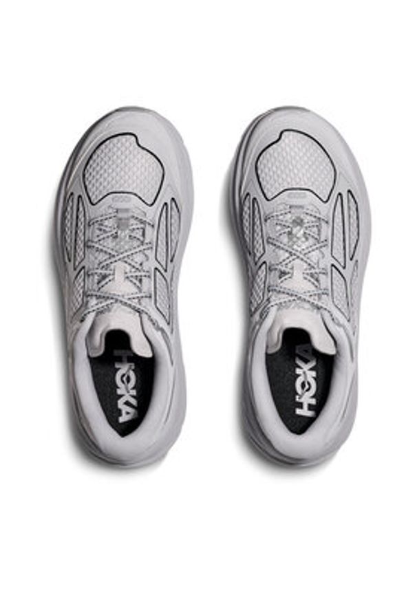 HOKA - Hoka Sneakersy Clifton One 9 1155370 Szary. Kolor: szary. Materiał: materiał