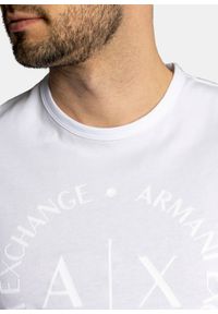 Koszulka męska biała Armani Exchange 8NZTCD Z8H4Z 1100. Kolor: biały #3
