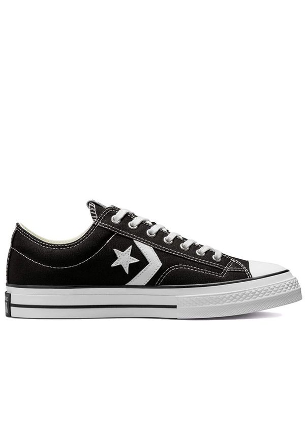 Buty unisex Converse Star Player 76 A01607C - czarne. Okazja: na co dzień. Zapięcie: sznurówki. Kolor: czarny. Materiał: tkanina, materiał, guma. Szerokość cholewki: normalna