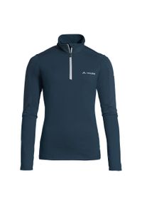 Vaude - Rozpinany polar damski half-zip VAUDE Livigno II. Kolor: niebieski. Materiał: polar. Sezon: zima. Sport: narciarstwo