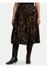 Lauren Ralph Lauren - LAUREN RALPH LAUREN Spódnica plisowana 200P14015001 Czarny A-Line Fit. Kolor: czarny. Materiał: syntetyk #3