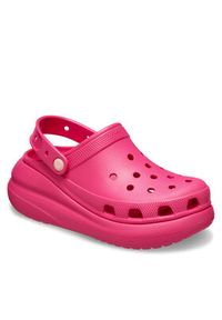 Crocs Klapki Crush Clog 207521 Różowy. Kolor: różowy #4