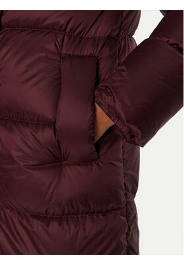 Hetrego - Hetregó Płaszcz zimowy Karen 8N605 Bordowy Regular Fit. Kolor: czerwony. Materiał: syntetyk. Sezon: zima