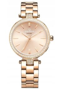 Zegarek Giewont Zegarek Damski Giewont Sapphire Różowe Złoto GW9890-B3. Kolor: różowy, złoty, wielokolorowy #1