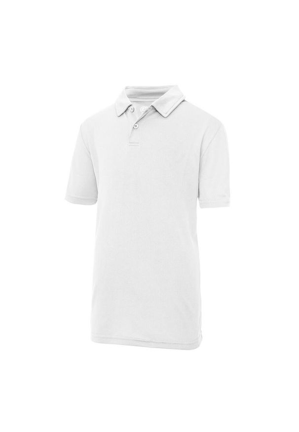 JUST COOL - Koszulka Polo Dla Dzieci. Typ kołnierza: polo. Kolor: biały