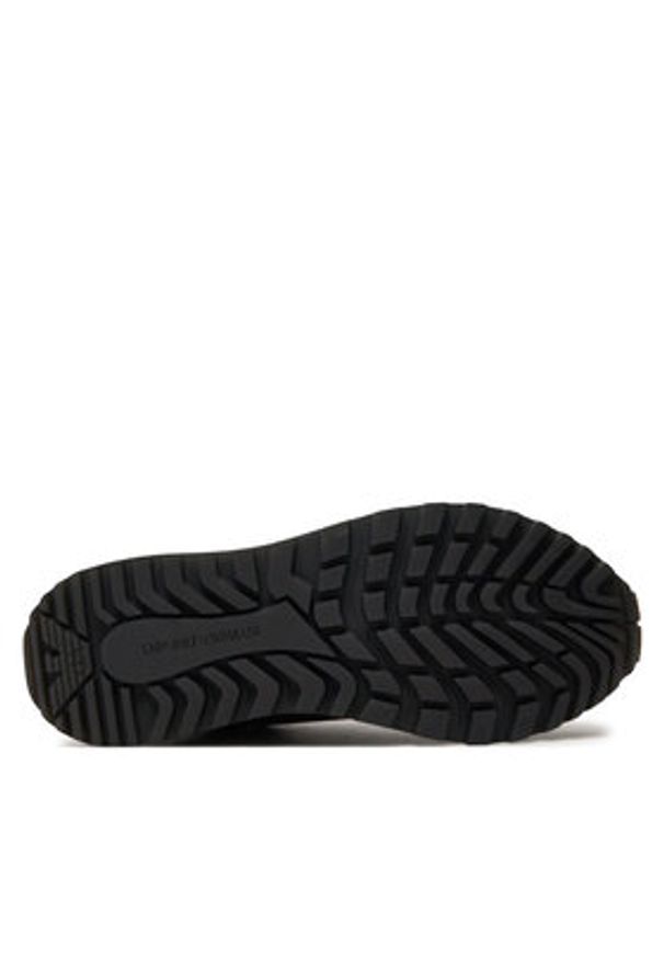 Emporio Armani Sneakersy X4X630 XN877 K001 Czarny. Kolor: czarny. Materiał: skóra