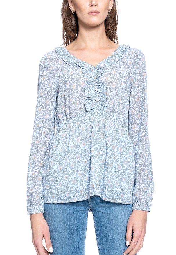 Mustang - DAMSKA BLUZKA MUSTANG Emma V Flounce 1008926 11586