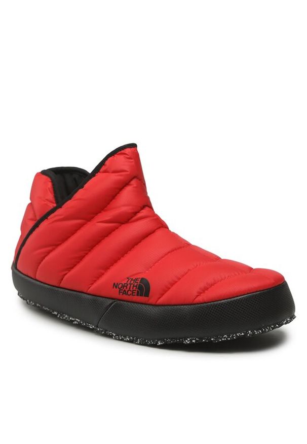 The North Face Kapcie Thermoball Traction Bootie NF0A3MKHKZ31 Czerwony. Kolor: czerwony. Materiał: materiał