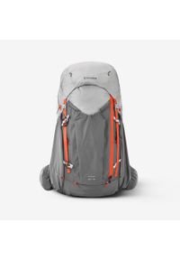 FORCLAZ - Plecak trekkingowy damski Forclaz MT900 Light 45+10 l. Kolor: szary. Materiał: poliamid, tkanina. Wzór: paski