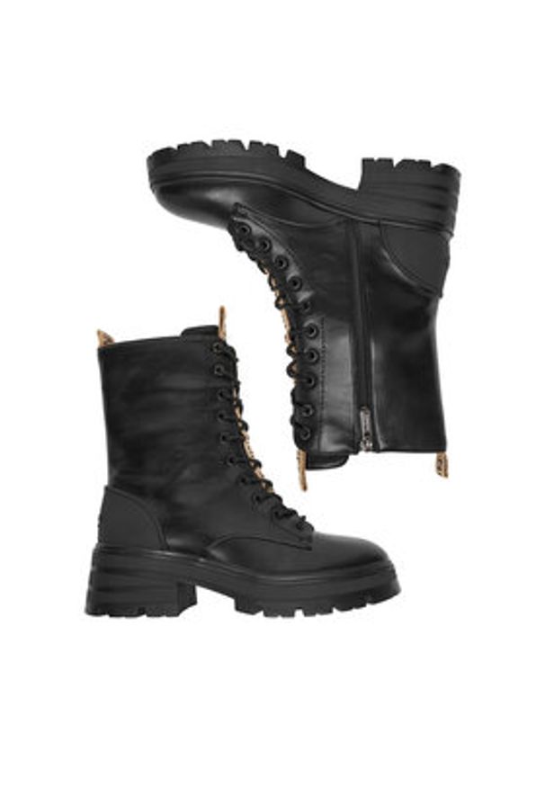 Nine West Trzewiki CEO-TALIA-01 Czarny. Kolor: czarny. Materiał: materiał, syntetyk