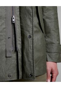 FAY - Zielona kurtka z kapturem. Typ kołnierza: kaptur. Kolor: zielony. Materiał: materiał #3