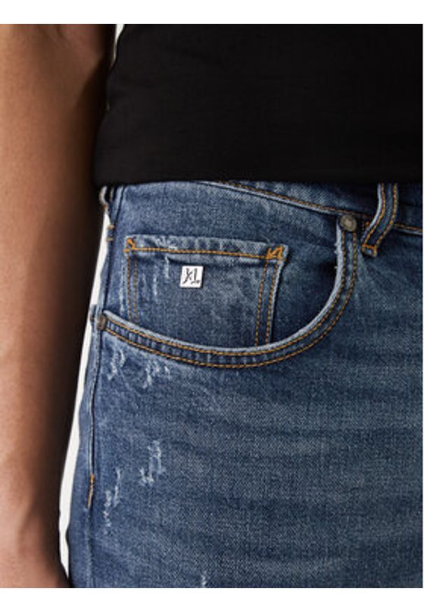 Karl Lagerfeld - KARL LAGERFELD Jeansy 265508 562850 Niebieski Slim Fit. Kolor: niebieski