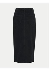 Vila Spódnica jeansowa Jaf 14099736 Czarny Regular Fit. Kolor: czarny. Materiał: bawełna #3