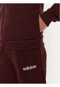 Adidas - adidas Dres Essentials Linear JD2698 Bordowy Slim Fit. Kolor: czerwony. Materiał: syntetyk #3