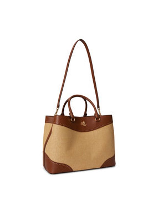 Lauren Ralph Lauren - LAUREN RALPH LAUREN Torebka 431966776005 Beżowy. Kolor: beżowy