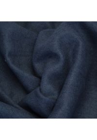Wittchen - Męski szalik bawełniany cienki. Okazja: na co dzień. Kolor: niebieski. Materiał: bawełna. Sezon: wiosna, jesień, zima. Styl: klasyczny, casual, elegancki #3