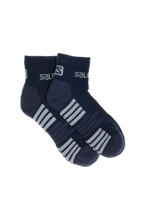 salomon - Skarpety sportowe bawełniane Salomon Active 2PAK. Kolor: czarny. Materiał: bawełna