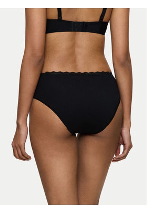 Triumph Figi klasyczne Feel Of Cotton 10224973 Czarny. Kolor: czarny. Materiał: bawełna
