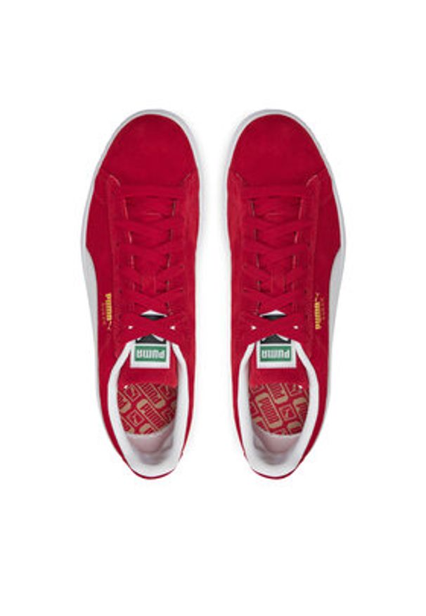 Puma Sneakersy Classic 399781-02 Czerwony. Kolor: czerwony. Materiał: skóra, zamsz