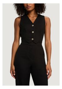 Morgan Kombinezon 252-PAMELI Czarny Regular Fit. Kolor: czarny. Materiał: syntetyk #4
