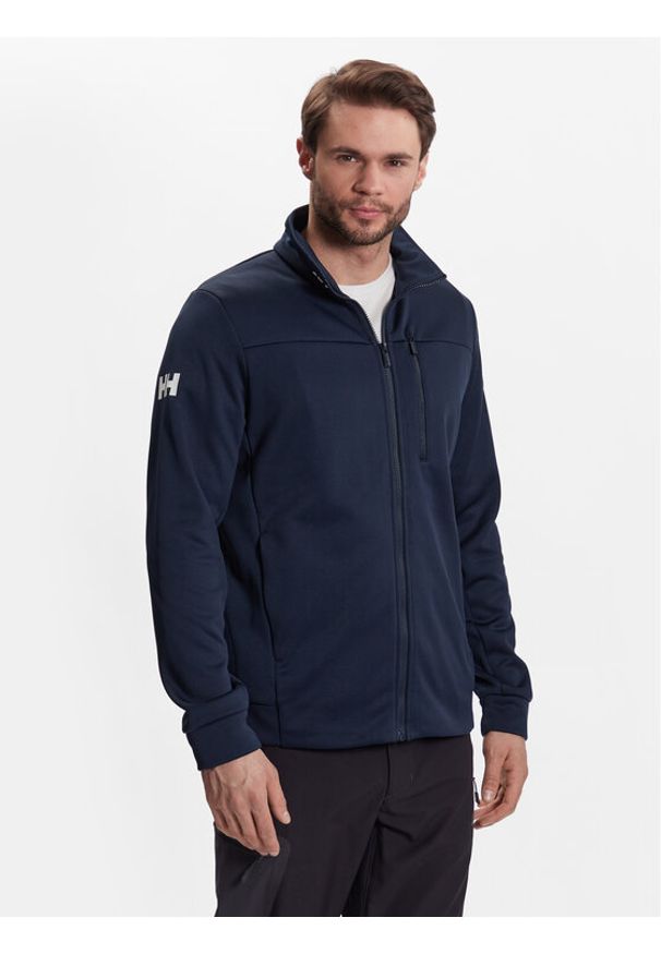 Helly Hansen Bluza Crew 30229 Granatowy Regular Fit. Kolor: niebieski. Materiał: syntetyk