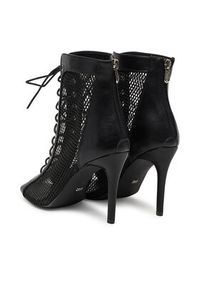 DeeZee Botki HY8372-3 Czarny. Kolor: czarny. Materiał: skóra