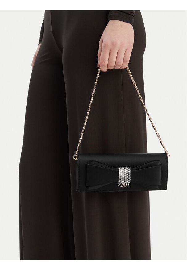 Guess Torebka Elsie Mini HWSS96 50710 Czarny. Kolor: czarny