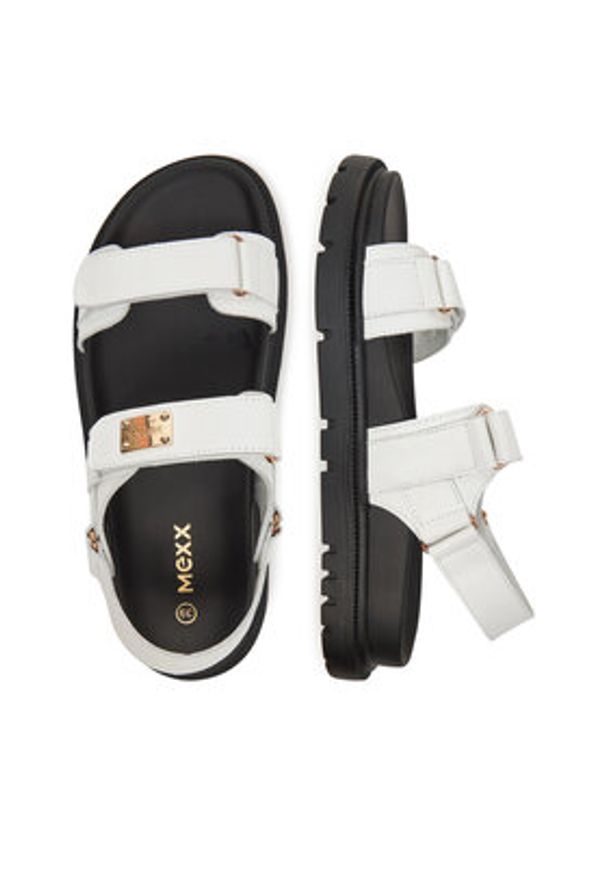MEXX Sandały MX/020C-HY Biały. Kolor: biały. Materiał: skóra