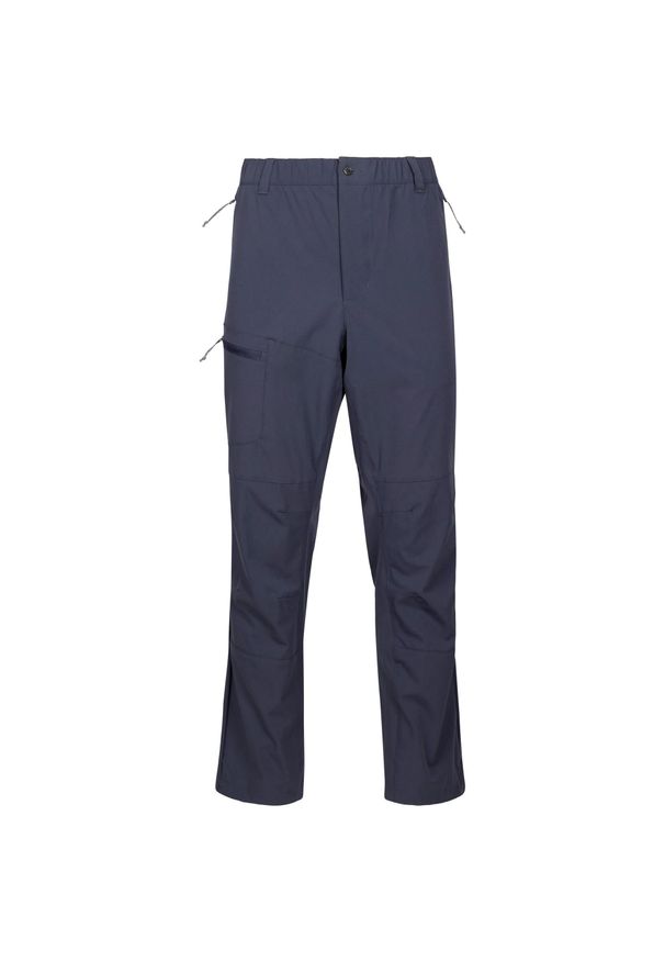 TRESPASS - Legginsy Damskie Szeroka Ellen. Kolor: niebieski. Sport: turystyka piesza