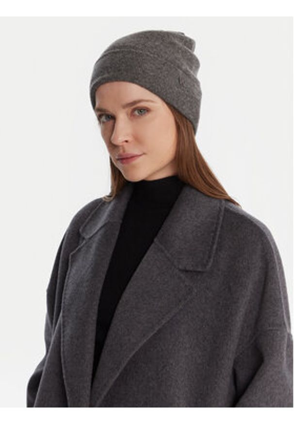 Weekend Max Mara Czapka Caimanonew 2525576015 Szary. Kolor: szary. Materiał: materiał, kaszmir